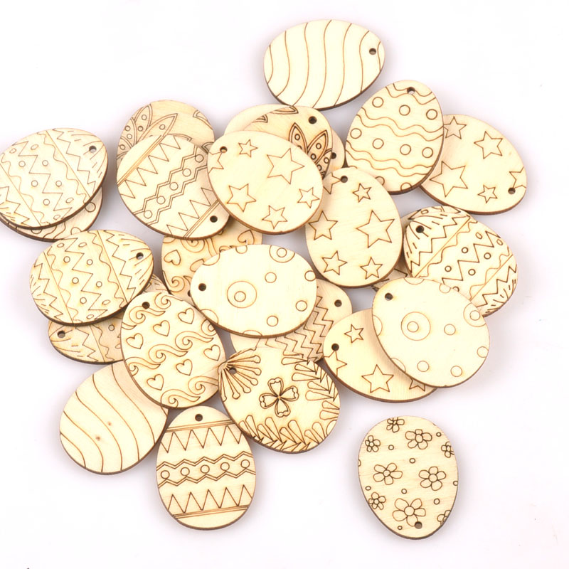 25 قطعة مختلطة عيد الفصح البيض - مراجعة Embellishments For Scrapbooking وسعره