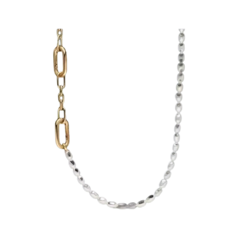 سلسلة عقد عنق جديدة من الفضة S - مراجعة Pearl Trim Chain وسعره