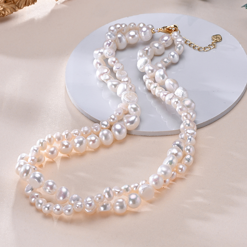 HENGSHENG الباروك المياه العذب - مراجعة Pearl Trim Chain وسعره